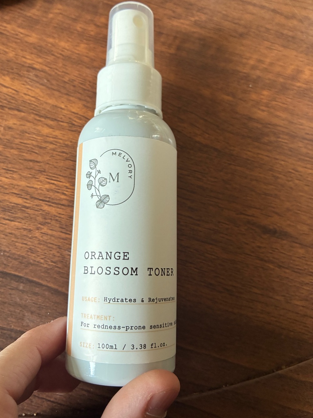 Melvory Orange Blossom Toner, new without box